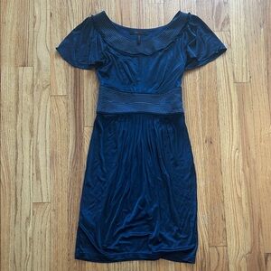 BCBGMaxAzria Midnight Blue Midi Dress